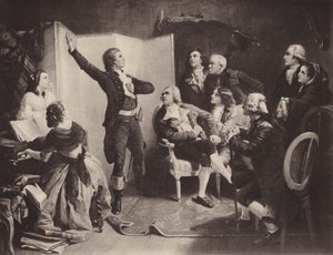 Den første sang af Marseillaise (litho) af Isidore (after) Pils