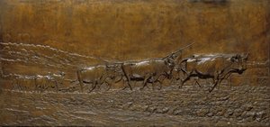 Pløjning i Nivernais af Isidore Jules Bonheur