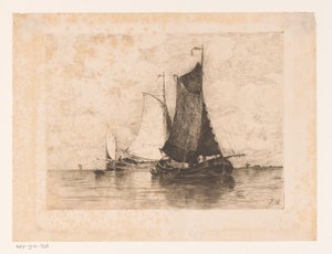 Skibe på Schelde af Isidore Meyers