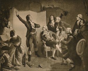 Den første sang af Marseillaise, 1895.