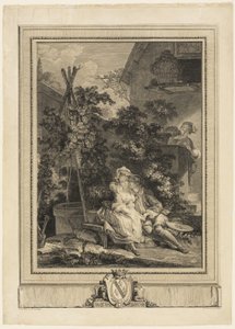 Den forelskede gartner af Isidore Stanislas Helman