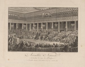 Natten til den 4. august 1789 i Nationalforsamlingen 1790