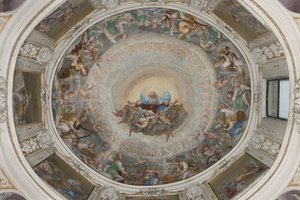 Paradis med den evige Fader, ca. 1623-34 (fresco) (detalje af 3496185)