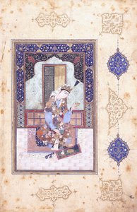 En siddende prinsesse, ca. 1580 af Islamic School