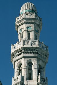 Detalje af en minaret (foto) af Islamic School