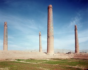 Minareter af Hussein Baiqara Madrasa af Islamic School