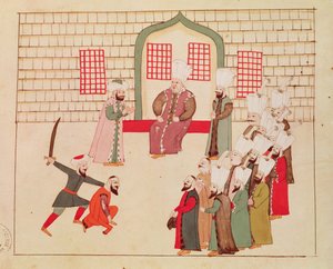 Ms 1671 En vesir ser på en henrettelse af Islamic School