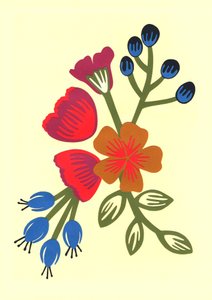 Flora, 2015 (klippet papir)