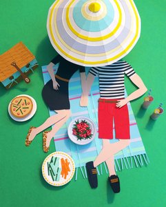 Picnic i parken, 2016 (papir)