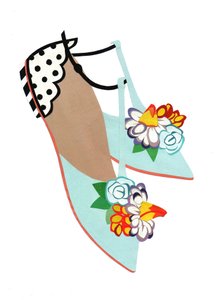 Sommersandaler, 2014 (klippet papir)