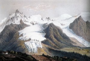 Mont-Blanc-massivet af Isodore Laurent Deroy