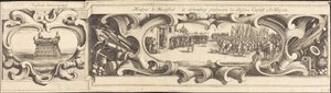 Belejringen af La Rochelle [plade 14 af 16; sæt omfatter 1952.8.97-112] af Israel Henriet or Abraham Bosse after Jacques Callot
