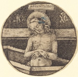 Kristus som sorgens mand, ca. 14701480.