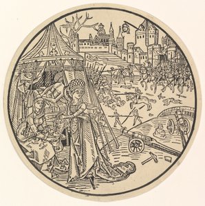 Judith med hovedet af Holofernes. af Israhel van Meckenem