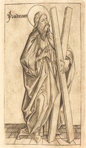 Sankt Andreas, ca. 14701480. af Israhel van Meckenem