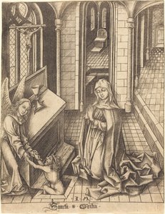 Sankt Ottilia af Israhel van Meckenem