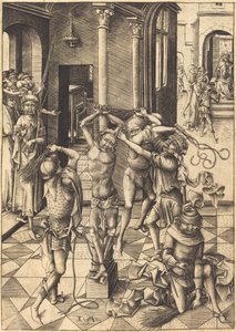 Flageleringen, ca. 1480. af Israhel van Meckenem