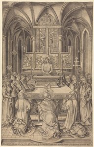 Sankt Gregors messe af Israhel van Meckenem