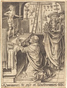 Sankt Gregors messe, ca. 14801490.