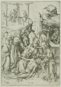 Klagesangen af Israhel van Meckenem the younger
