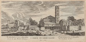 S. Croce i Jerusalem af Israël Silvestre