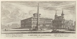 S. Giovanni i Laterano af Israël Silvestre