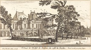 Udsigt over Hostel de Soissons af Israël Silvestre