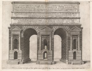 Buen af Claudian Akvædukt af Italian 16th Century