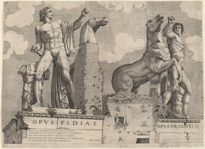 Datterens værk... Praxitels værk af Italian 16th Century
