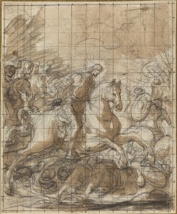 Saint James besejrer de vantro af Italian 17th or 18th Century