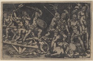 Horace Cocles af Italian 18th or 19th Century