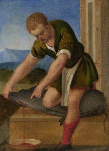 Månedens arbejde: december, ca. 1580 af Italian Master