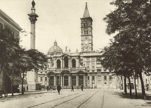 Basilikaen S Maria Maggiore af Italian Photographer