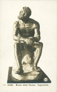 Bokser i hvile, Palazzo Massimo alle Terme, Rom (s/h-foto) af Italian Photographer