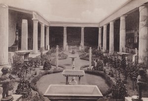 Casa Dei Vettii, Peristilio, House of the Vettii, Peristyle (s/h foto) af Italian Photographer
