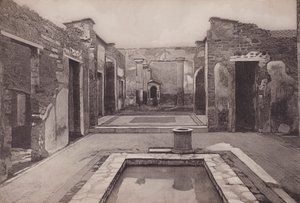 Casa Del Poeta Tragico, House of the Tragic Poet (s/h-billede) af Italian Photographer