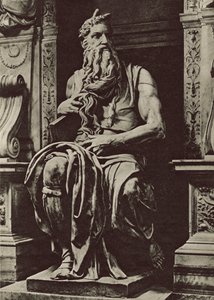 Kirke S Pietro in Vincoli, Moses af Michelangelo af Italian Photographer