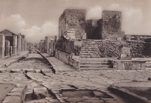 Empio Della Fortuna, Lykketemplet (s/h-billede) af Italian Photographer
