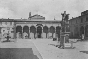 Firenze, SS Annunziatas kirke (s/h foto) af Italian Photographer
