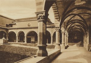 Firenze / Firenze: Church of S Maria Novella, The Green Cloister, Fra Giovanni da Carpi (s/h foto) af Italian Photographer