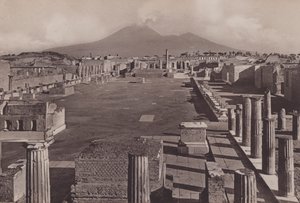 Foro Civile, The Forum (s/h-billede) af Italian Photographer