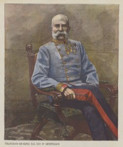Francesco Giuseppe på sin 70-års fødselsdag