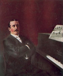 Giacomo Puccini, italiensk komponist (foto i farver) af Italian Photographer