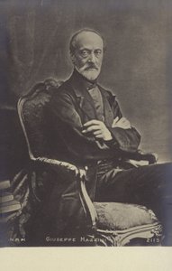 Giuseppe Mazzini af Italian Photographer