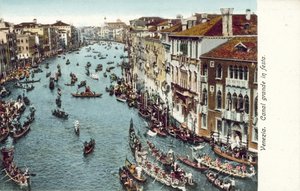 Canal Grande, Venedig af Italian Photographer