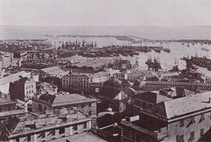 Italien: Genova, panorama (s/h foto) af Italian Photographer