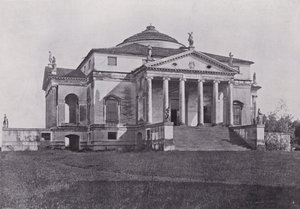 Italien: Palladios Villa Rotonda, nær Vicenza (s/h-billede) af Italian Photographer