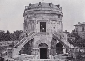 Italien: Theodorics grav, Ravenna (s/h foto) af Italian Photographer