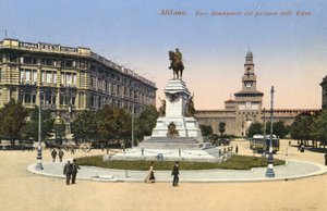 Milano, Italien, Foro Bonaparte, Palazzo Dell Eden af Italian Photographer