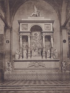 Monument til Titian (s/h foto) af Italian Photographer